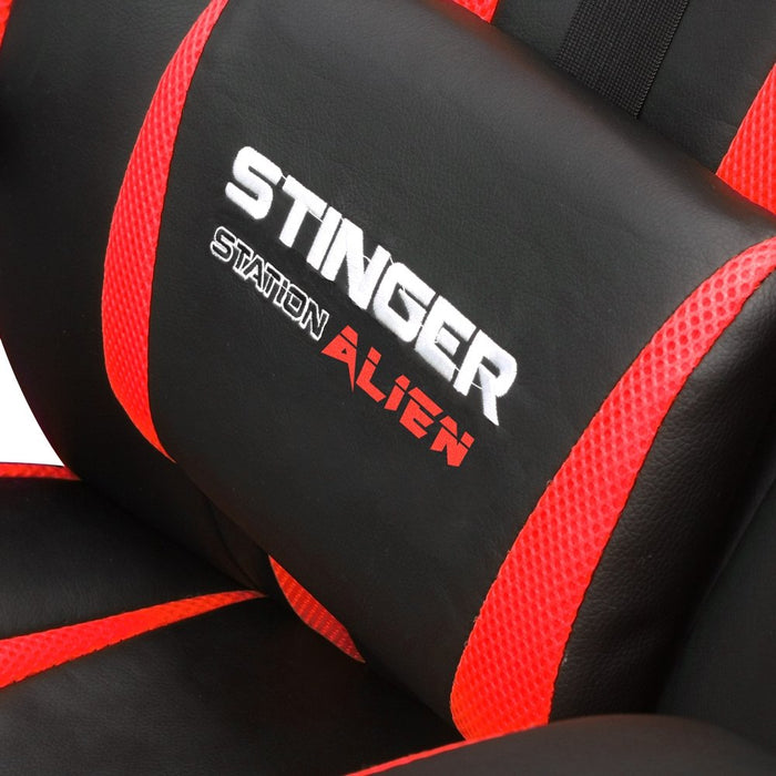 EAN 8435089029444 - Woxter Stinger Station Alien Silla para videojuegos de PC Asiento acolchado Negro, Rojo imagen 4