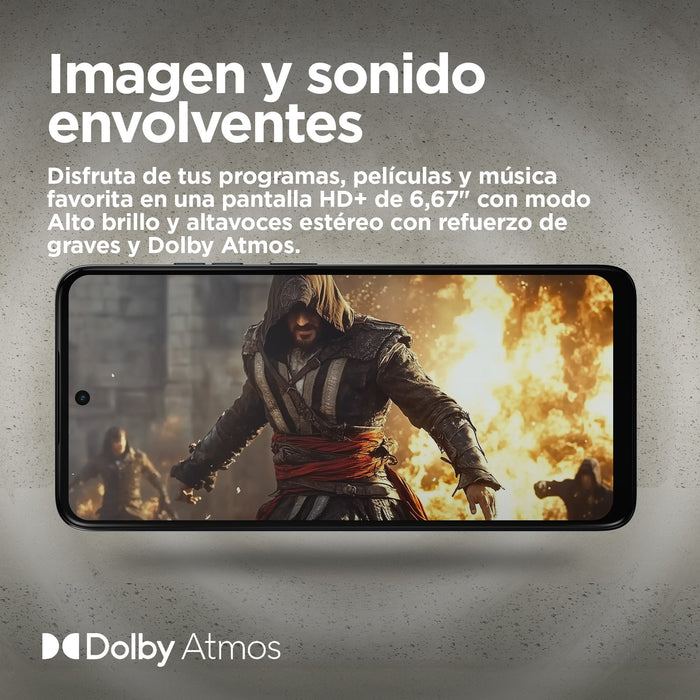 EAN 840023295997 - Motorola moto e15 16,9 cm (6.67") SIM doble Android 14 Go edition 4G USB Tipo C 2 GB 64 GB 5200 mAh Azul imagen 6