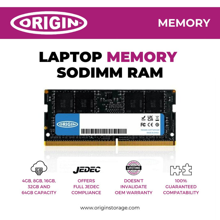 EAN 5056006188711 - Origin Storage OM32G43200SO2RX8NE12 módulo de memoria 32 GB 1 x 32 GB DDR4 260-pin SO-DIMM imagen 6