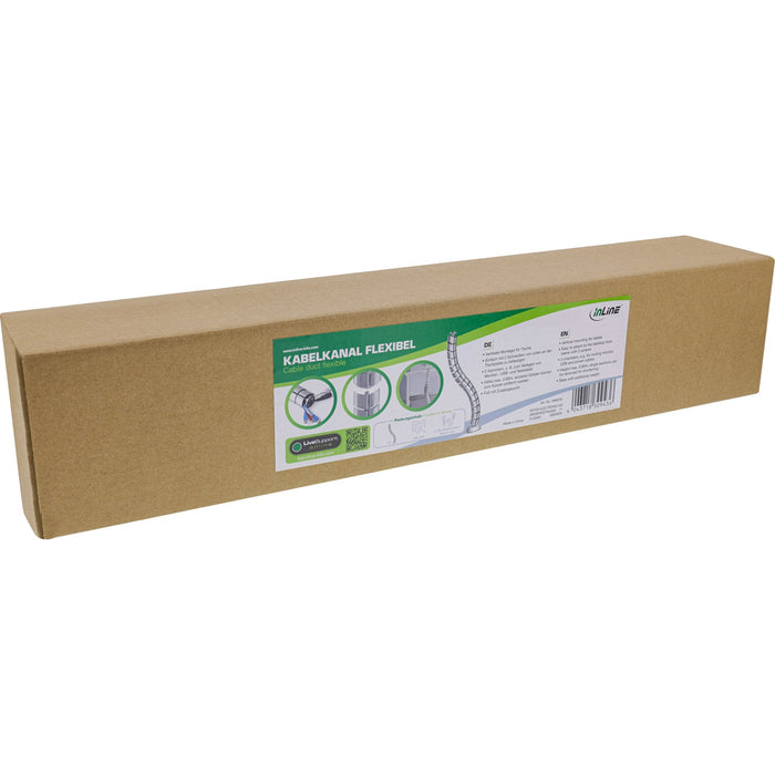 EAN 4043718309436 - InLine 59997B organizador de cables Escritorio Panel guíacables Plata 1 pieza(s) imagen 9