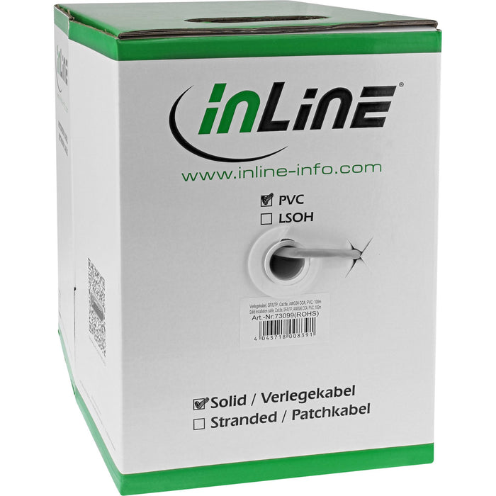 EAN 4043718008391 - InLine 73099 cable de red Beige 100 m Cat5e SF/UTP (S-FTP) imagen 2