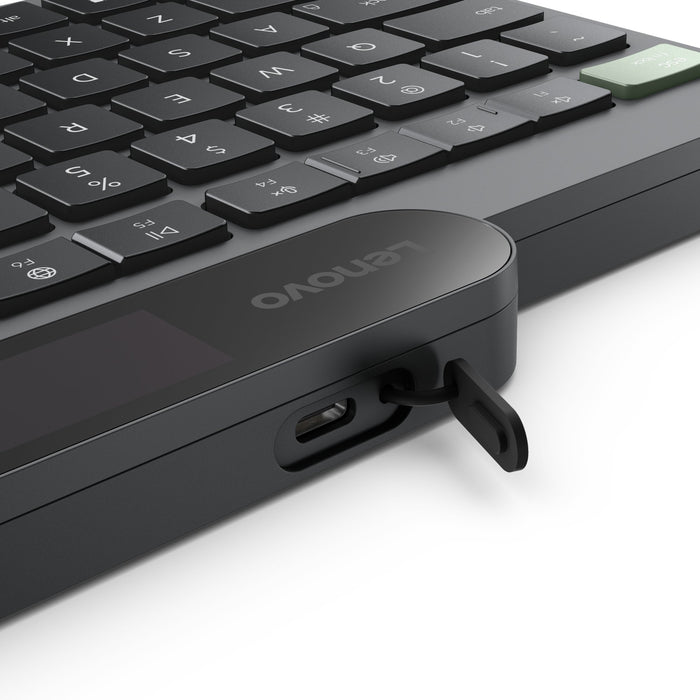 EAN 0195892122609 - Lenovo Self-Charging Bluetooth (ES 172) teclado Hogar / Oficina Español Negro, Verde imagen 6