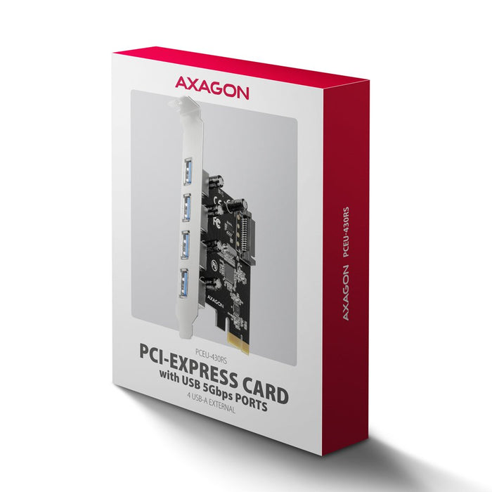 EAN 8595247908582 - Axagon PCEU-430RS tarjeta y adaptador de interfaz Interno USB 3.2 Gen 1 (3.1 Gen 1) imagen 6