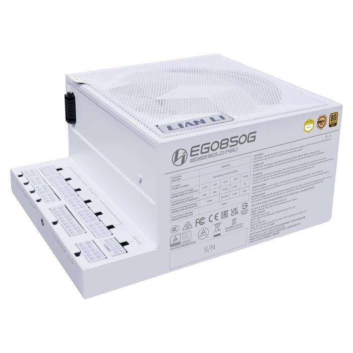 EAN 4718466016331 - Lian Li EG0850G unidad de fuente de alimentación 850 W 20+4 pin ATX ATX Blanco imagen 1