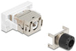 EAN 4043619909063 - DeLOCK 90906 toma de corriente RJ-45 Plata, Blanco imagen 2