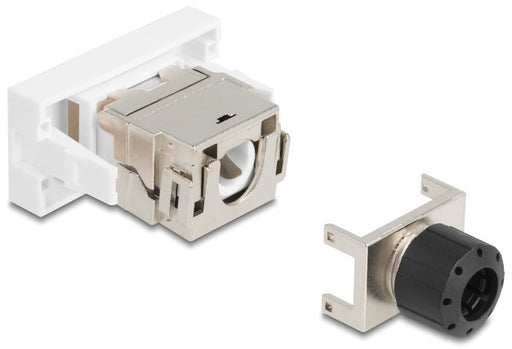 EAN 4043619909063 - DeLOCK 90906 toma de corriente RJ-45 Plata, Blanco imagen 2