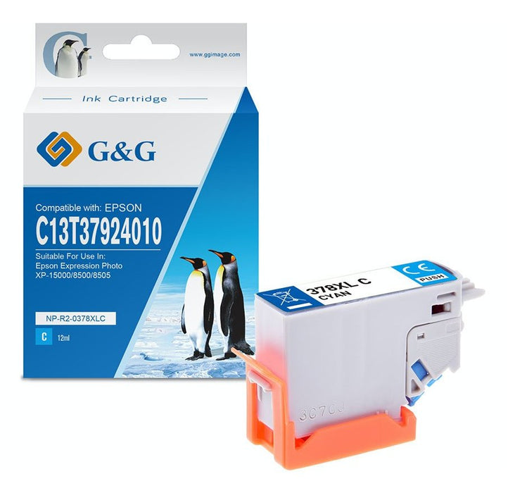 EAN 6941784786206 - G&G 15182 cartucho de tinta 1 pieza(s) Compatible Cian imagen 1