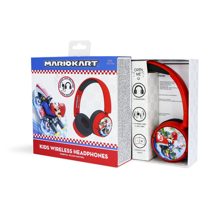 EAN 5055371625333 - OTL Technologies Super Mario Mario Kart Auriculares Inalámbrico y alámbrico Diadema Juego Bluetooth Rojo imagen 13