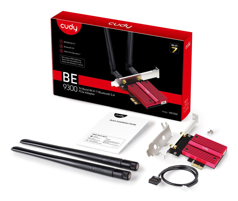 EAN 6971690793548 - Cudy WE9300 adaptador y tarjeta de red Interno WLAN / Bluetooth 5765 Mbit/s imagen 6