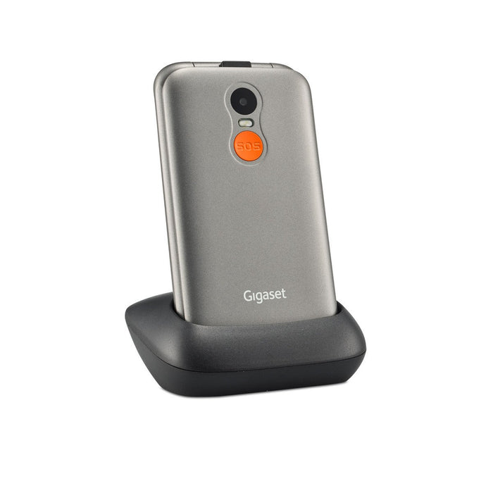 EAN 4250366858012 - Gigaset GL590 7,11 cm (2.8") 113 g Plata Teléfono para personas mayores imagen 5