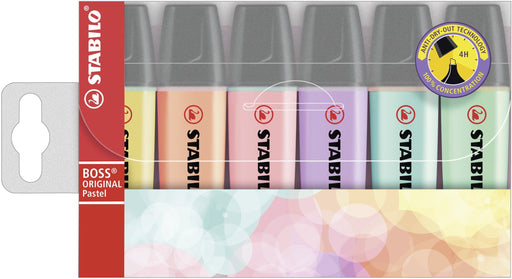 EAN 4006381492881 - STABILO Boss Original Pastel marcador 6 pieza(s) Punta de cincel Lila, Menta, Melocotón, Rosa, Turquesa,  imagen 1