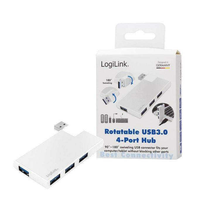 EAN 4052792048476 - LogiLink UA0303 hub de interfaz USB 3.2 Gen 1 (3.1 Gen 1) Type-A 5000 Mbit/s Plata imagen 8