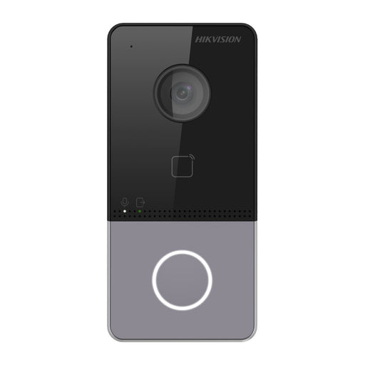 EAN 6931847170455 - Hikvision DS-KV6113-WPE1(C) sistema de intercomunicación de video 2 MP Negro, Gris imagen 1