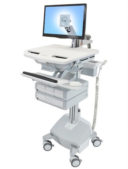 EAN 698833045352 - Ergotron StyleView Aluminio, Gris, Blanco Panel plano Carro multimedia imagen 1