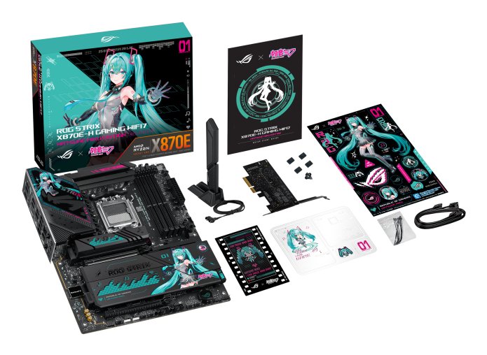 EAN 4711636174640 - ASUS ROG STRIX X870E-H GAMING WIFI7 HATSUNE MIKU EDITION AMD X870E Zócalo AM5 ATX imagen 11