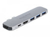EAN 4043619877539 - DeLOCK 87753 base para portátil y replicador de puertos Gris imagen 1