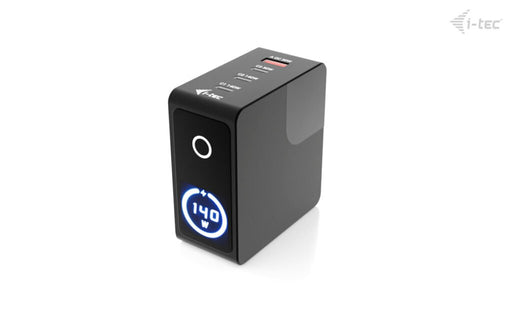 EAN 8595611708015 - i-tec CHARGER-INTG140W cargador de dispositivo móvil Universal Negro Corriente alterna Carga rápida Inter imagen 2