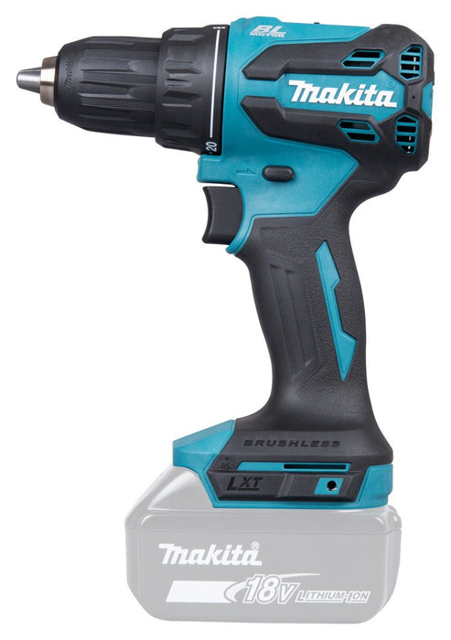 EAN 197050009845 - Makita DDF490Z taladro 1900 RPM Sin llave 1,7 kg Azul, Negro imagen 9