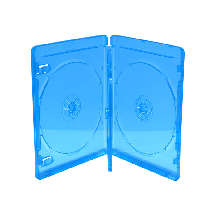 EAN 4260283119165 - MediaRange BOX38-4-30 funda para discos ópticos Caja transparente para CD 4 discos Azul, Transparente imagen 2