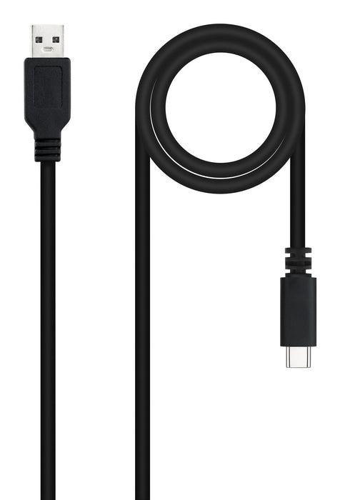 EAN 8433281007703 - Nanocable USB 2.0, 0.5m cable USB 0,5 m USB C USB A Negro imagen 1