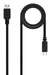 EAN 8433281007727 - Nanocable USB 2.0, 2m cable USB USB C 2 x USB A Negro imagen 1