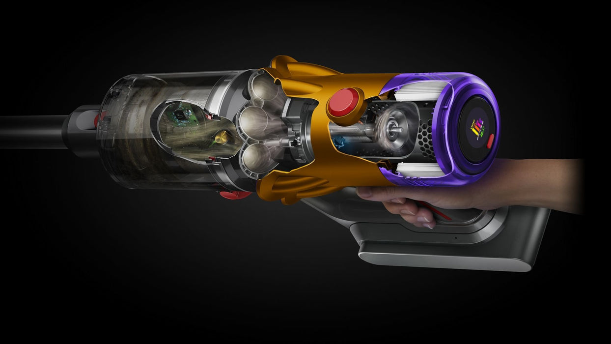 EAN 5025155088180 - Dyson V12 Detect Slim Absolute Aspiradora escoba 2 en 1 Batería Secar Sin bolsa 0,35 L 545 W Níquel, Amar imagen 6
