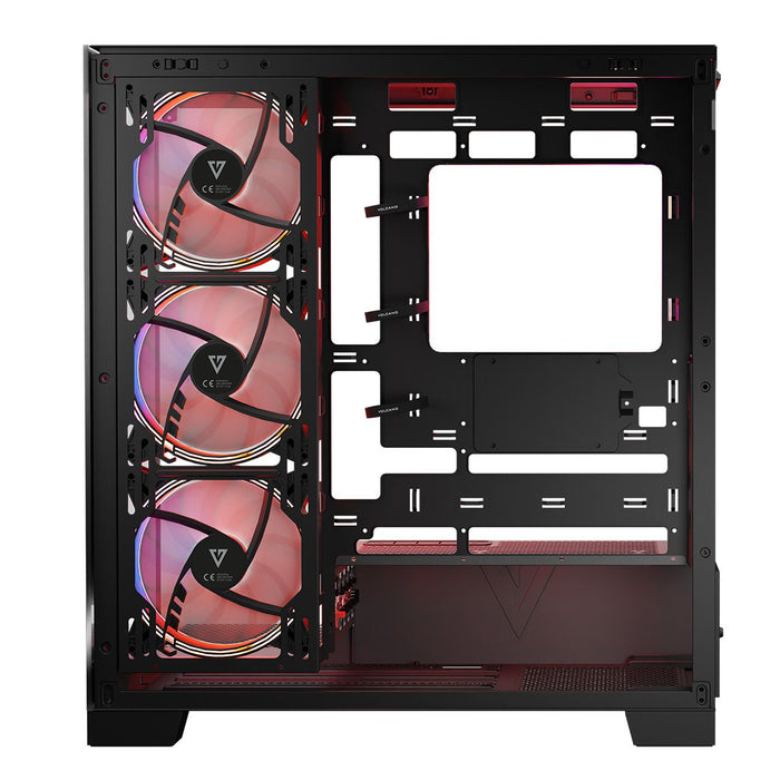 EAN 5903560981282 - Modecom Volcano SPACE APEX ARGB MIDI USB 3.0 X 2 CYPE-C - AT Midi Tower Negro imagen 4