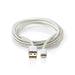 EAN 5412810262588 - Nedis CCTB39300AL30 cable de teléfono móvil Aluminio 3 m USB A Lightning imagen 1
