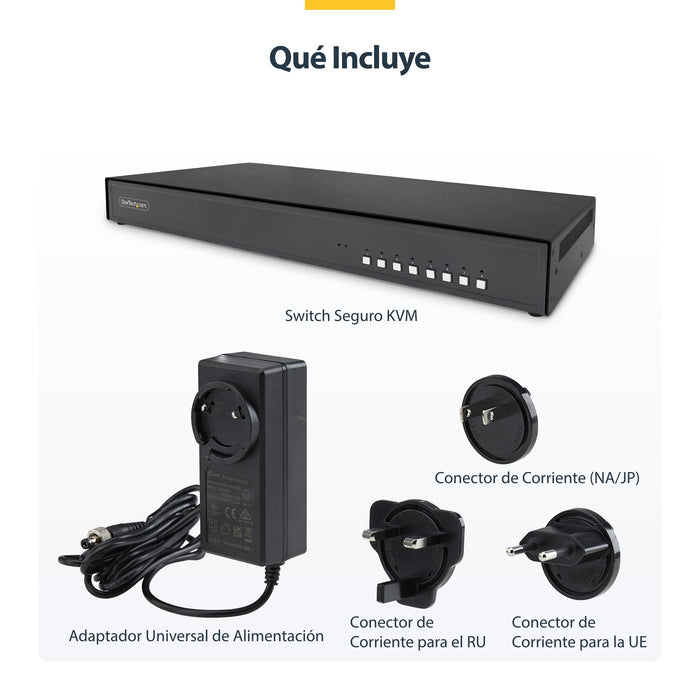 EAN 735816895785 - StarTech.com CK4-P108C interruptor KVM Negro imagen 9