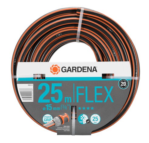 EAN 4078500001786 - Gardena 18045-26 manguera de jardín 25 m Negro, Naranja imagen 1