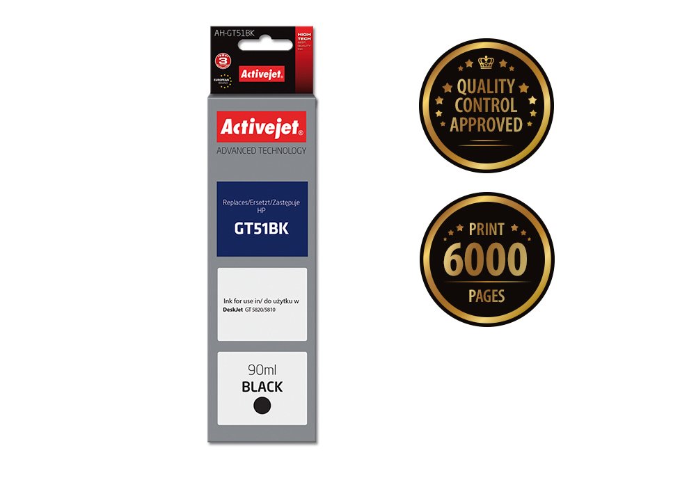 EAN 5901443110736 - Activejet AH-GT51Bk cartucho de tinta 1 pieza(s) Compatible Alto rendimiento (XL) imagen 2