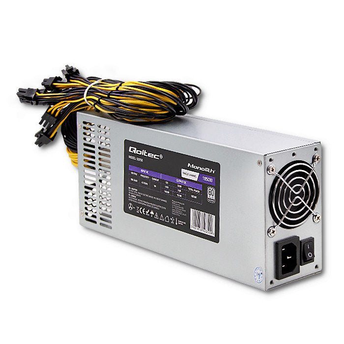 EAN 5901878503509 - Qoltec 50350 unidad de fuente de alimentación 1850 W Gris imagen 1