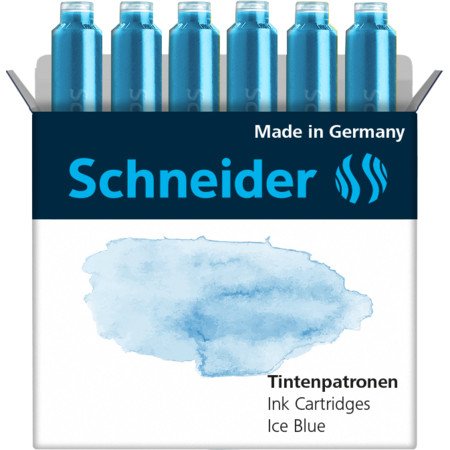 EAN 4004675147561 - Schneider Schreibgeräte Pastel cartucho de tinta 6 pieza(s) Original Azul imagen 1