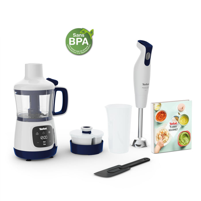 EAN 3016667247594 - Tefal Yummy Gourmet HB55W4 0,8 L Batidora de vaso 600 W Blanco imagen 1