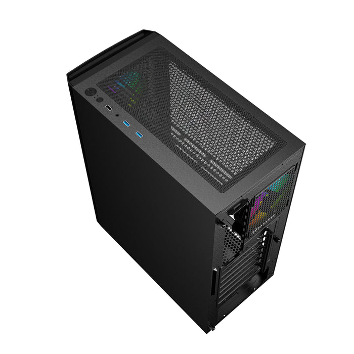 EAN 8716309127479 - Gembird Fornax 400X Midi Tower Negro imagen 7