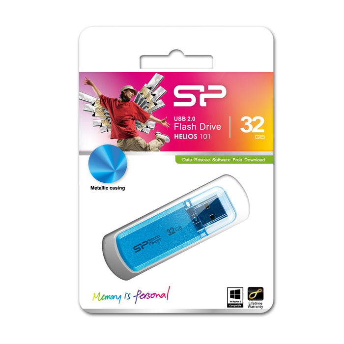 EAN 4712702617269 - Silicon Power Helios 101 unidad flash USB 32 GB USB tipo A 2.0 Azul imagen 1