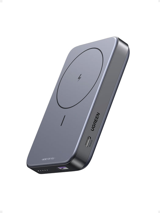 EAN 6941876210862 - Ugreen 10000mAh Mini Powerbank Wireless 20W with MagSafe grey imagen 1