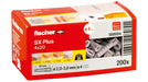 EAN 4048962480801 - Fischer 568004 tornillo de anclaje y taco 200 pieza(s) Anclaje de expansión 20 mm imagen 2