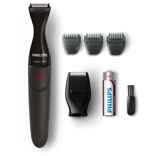 EAN 8710103701583 - Philips MULTIGROOM Series 1000 MG1100/16 depiladora para la barba 4 5 mm Negro, Rojo imagen 2