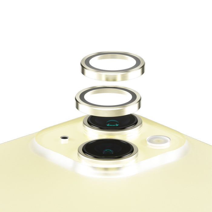 EAN 5711724011931 - PanzerGlass ® Hoops® Camera Lens Protector Yellow iPhone 15 | 15 Plus Protector de pantalla Apple 1 pieza imagen 1