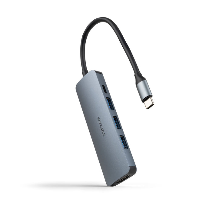 EAN 8433281015548 - Nanocable 10.16.4605 base para portátil y replicador de puertos Alámbrico USB 3.2 Gen 1 (3.1 Gen 1) Type- imagen 1