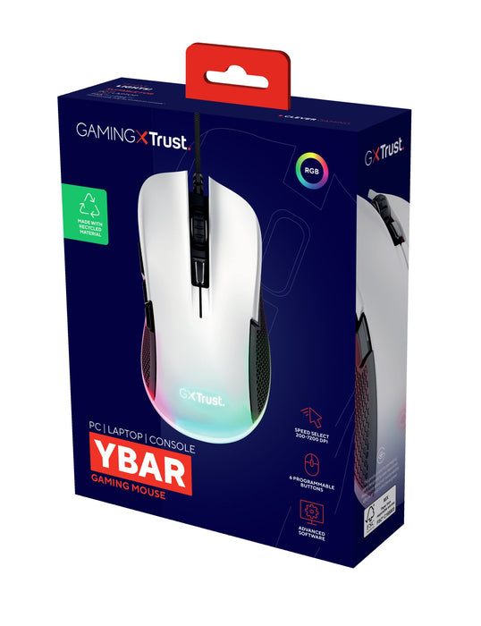 EAN 8713439247305 - Trust GXT 922 Ybar ratón Juego mano derecha USB tipo A Óptico 7200 DPI imagen 6
