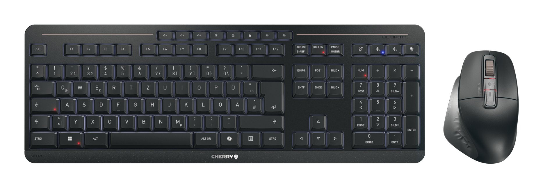 EAN 4025112110658 - CHERRY Stream desktop ultimate teclado Ratón incluido Hogar / Oficina USB + RF Wireless + Bluetooth QWERT imagen 2