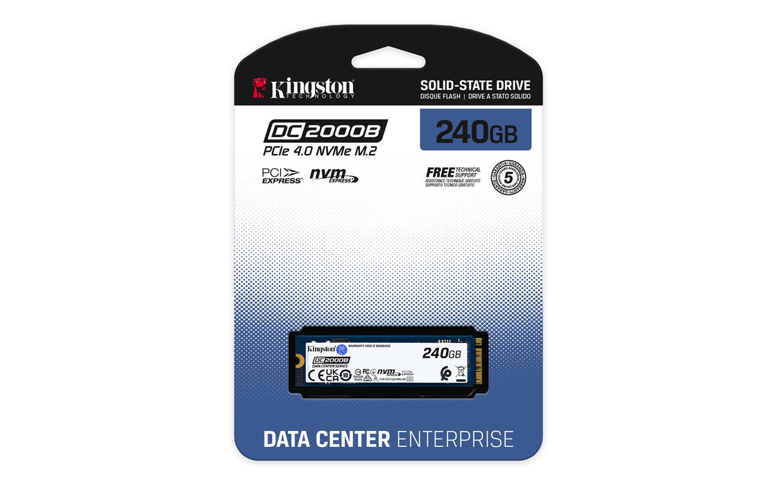 EAN 0740617345223 - Kingston Technology DC2000B 240 GB PCI Express 4.0 NVMe 3D TLC imagen 4