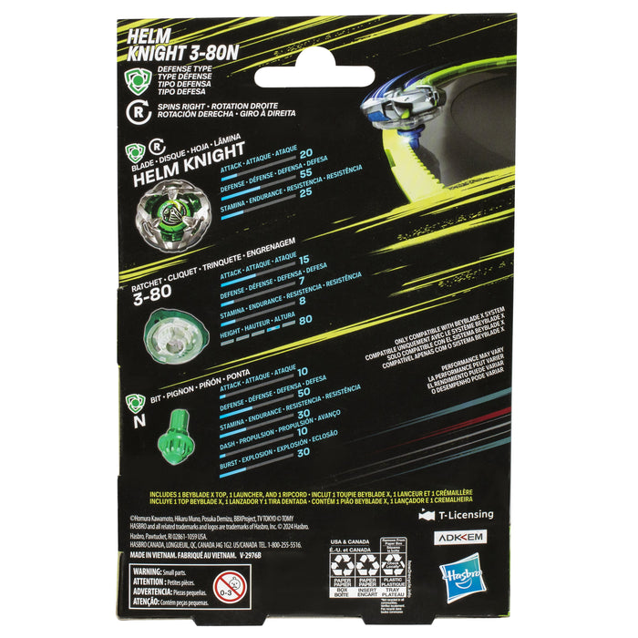 EAN 5010996257086 - Beyblade X Helm Knight 3-80N Batalla de trompos imagen 4