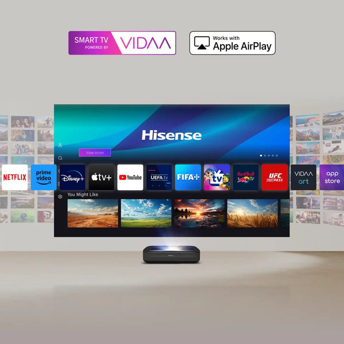EAN 6942351411163 - Hisense Laser TV PL2 proyector de TV Proyector de alcance ultracorto 2700 lúmenes ANSI DLP UHD 4K (3840x2 imagen 11