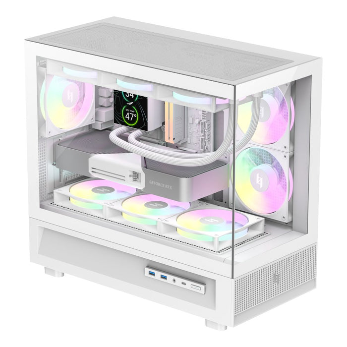 EAN 6931858712163 - GameMax NEX C31 WH carcasa de ordenador Blanco imagen 5