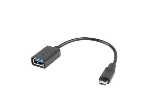 EAN 5901969424447 - Lanberg AD-OTG-UM-01 cable USB USB 2.0 0,15 m Micro-USB A USB A Negro imagen 1