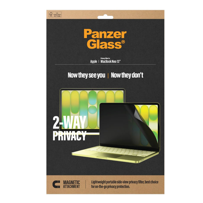 EAN 5715685046797 - PanzerGlass ® Magnetic 2-Way Privacy Film Screen Protector Apple MacBook Neo 13'' M2 | M3 | M4 | M5 Prote imagen 3