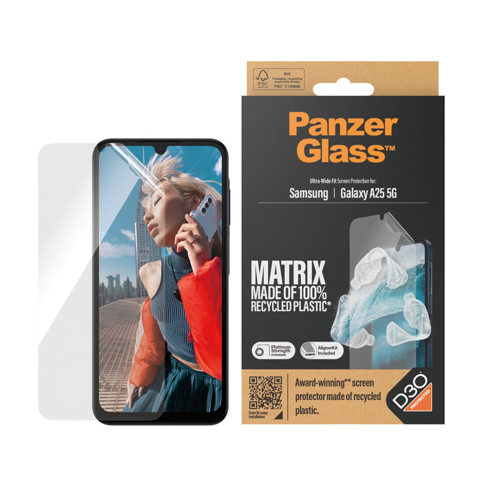 EAN 5711724073601 - PanzerGlass ® ECO MATRIX Screen Protector with D3O® Samsung Galaxy A25 5G | Ultra-Wide Fit w. AlignerKit  imagen 2